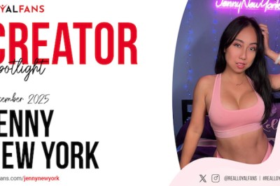 Jenny NewYork Named LoyalFans’ Featured Creator for December