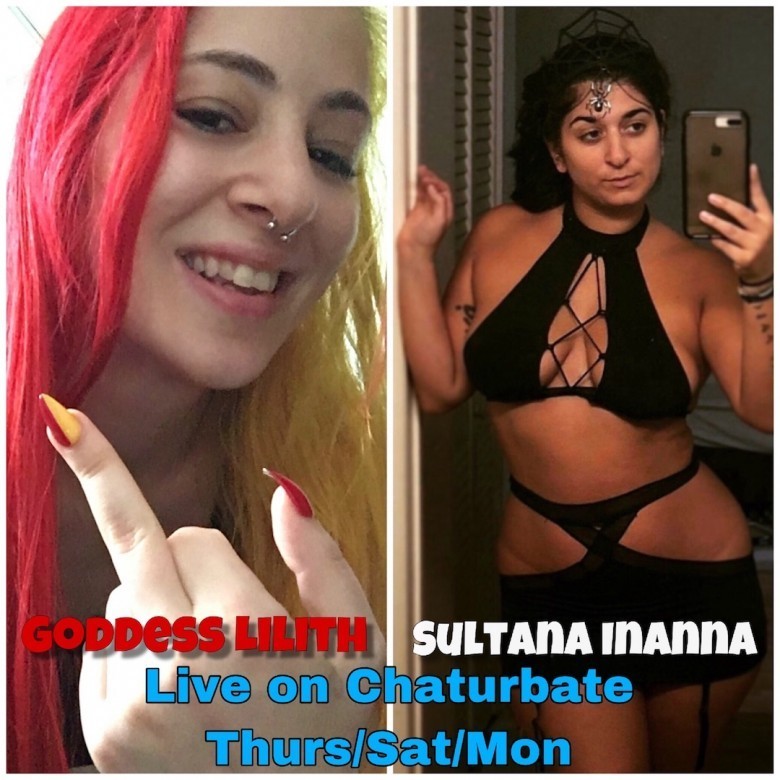 780px x 780px - Goddess Lilith & Sultana Inanna Join Forces for Double Domination Sessions  on Chaturbate | Candy.porn