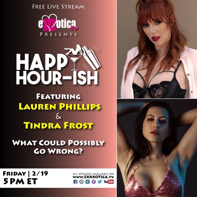 Tindra Frost Set to Appear on EXXXOTICA's Happy Hour-ish This Friday |  Candy.porn