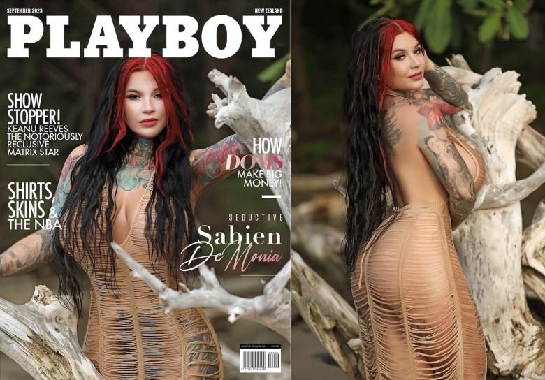 Playmates Now Porn Stars - Sabien DeMonia Dazzles as a Playmate with Playboy NZ Cover & Feature |  Candy.porn