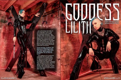 Goddess Lilith Featured in Issue 18 of AltStar Mag & Guests on CAM4’s Licked & Loaded